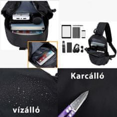 Dollcini Moška naprsna torba, tropsko modra