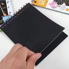 Mormark Otroška beležnica za risanje, Risalni komplet, Ustvarjanje | SCRATCHYART