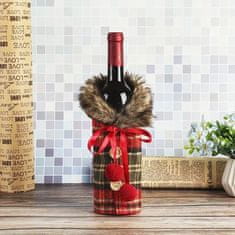HOME & MARKER® Božični ovoj za vinske steklenice, Božična dekoracija steklenic | VINOPOUCH