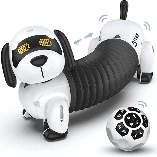Lean-toys Robotski pes DOGGY, jazbečar, otroška igrača, daljinski upravljalnik + spremljanje