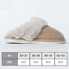Mormark Termo copati | FURRYSLIP Rjava 36/37