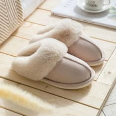 Mormark Termo copati | FURRYSLIP Rjava 36/37