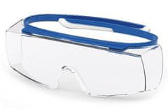 Uvex Super OTG korekcijska očala, PC prozorna/UV 2-1,2; SV. odličnost/integr. stranska zaščita/ hi-res, okvir/modra