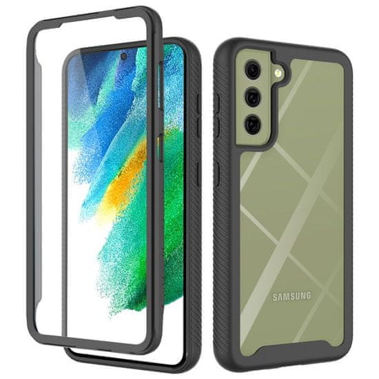 Techsuit Techsuit Defense360 Pro + Zaščitna folija, Samsung Galaxy S21 FE, črna
