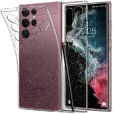 Spigen Spigen Liquid Crystal ovitek za mobilni telefon, Samsung Galaxy S22 Ultra, Glitter Crystal