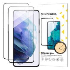 WOZINSKY Wozinsky 2x 5D Zaščitno kaljeno steklo, Samsung Galaxy S23 Plus, črne barve