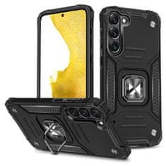 WOZINSKY Ring Armor, Samsung Galaxy S23 Plus, črn