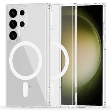 Tech-protect Tech-Protect Flexair Hybrid z MagSafe, Samsung Galaxy S23 Ultra, prozoren