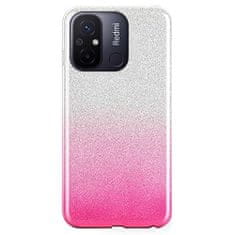 FORCELL Ovitek Forcell Shining, Xiaomi Redmi 12C, srebrno rožnat