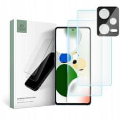 Tech-protect Set Tech-Protect Supreme, 2 kaljena stekla + steklo za objektiv kamere, Xiaomi Redmi Note 12 5G