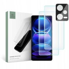 Tech-protect Komplet Tech-Protect Supreme, 2 kaljena stekla + steklo za objektiv kamere, Xiaomi Redmi Note 12 Pro