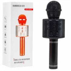 RAMIZ Mikrofon za karaoke, črn