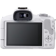 Canon EOS R50 brezzrcalni fotoaparat + RF-S18-45 objektiv, bel