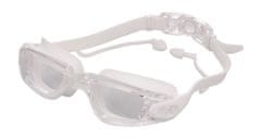 Merco Silba plavalna očala z ušesnimi čepki bela 1 kos