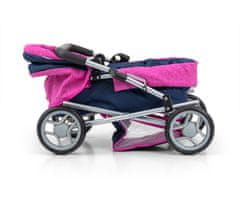 MILLY MALLY Alice Prestige Navy otroški voziček za lutke