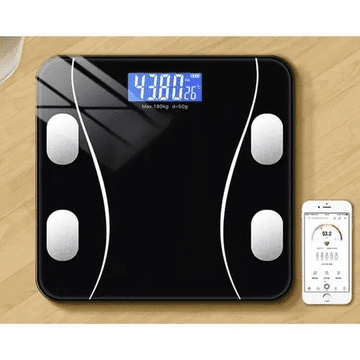 KEDO Tehtnica osebna elektronska 22525, LCD, max.180kg, 8v1, črna