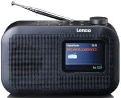 LENCO PDR-026BK prenosni radio, DAB+, FM