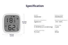 Sonoff SNZB-02D – Zigbee senzor temperature in vlažnosti z LCD