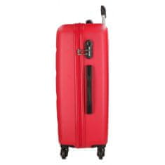 Jada Toys Komplet potovalnih kovčkov ABS ROLL ROAD FLEX Red, 55-65cm, 5849564
