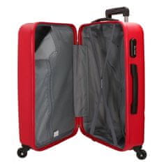 Jada Toys Komplet potovalnih kovčkov ABS ROLL ROAD FLEX Red, 55-65cm, 5849564