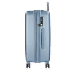 Jada Toys MOVOM Wood Steel Blue, Sada luxusných ABS cestovných kufrov, 75cm/65cm/55cm, 5319463