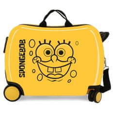 Jada Toys Otroški potovalni kovček na kolesih / otroški voziček SPONGEBOB Yellow, 34L, 2779821