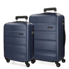 Jada Toys Komplet potovalnih kovčkov ABS ROLL ROAD FLEX Navy Blue, 55-65cm, 5849562