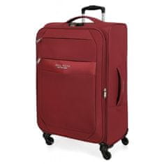 Jada Toys Tekstilni potovalni kovček ROLL ROAD ROYCE Red, 66x43x26cm, 64L, 5019224 (srednje velik)