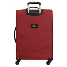 Jada Toys Tekstilni potovalni kovček ROLL ROAD ROYCE Red, 66x43x26cm, 64L, 5019224 (srednje velik)