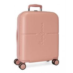 Jada Toys ABS Potovalni kovček PEPE JEANS HIGHLIGHT Rosa Claro, 55x40x20cm, 37L, 7689124 (majhen)