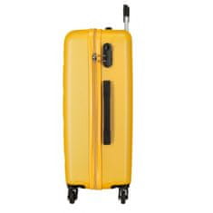 Jada Toys Komplet potovalnih kovčkov ABS ROLL ROAD FLEX Ochre, 55-65cm, 584956D
