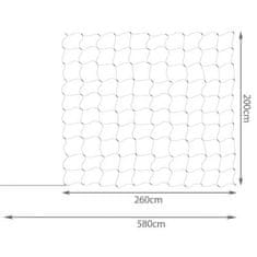 MG Light Curtain svetlobna veriga 160 LED, hladno bela