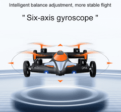 MXM Hibridni avto-dron s kamero V11 - oranžna