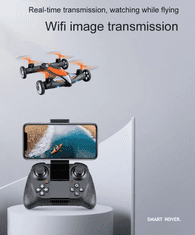 MXM Hibridni avto-dron s kamero V11 - oranžna