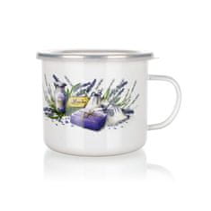 Banquet Emajliran vrč LAVENDER 0,9 l, komplet 6 kosov
