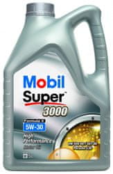  Mobil Super 3000 Formula V 5W-30 motorno olje, 5 l