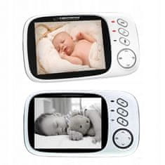 Esperanza Baby Monitor otroška varuška z nočno video kamero in 3.2″ LCD zaslonom do 260m