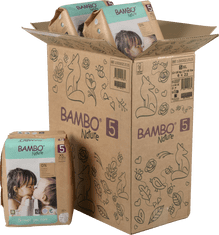 Bambo Nature pleničke, 12-18 kg (velikost 5), 132/1, papirnata vrečka