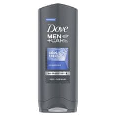 Dove Men + Care Invigorating Cool Fresh vlažilen gel za prhanje za telo, obraz in lase 250 ml za moške