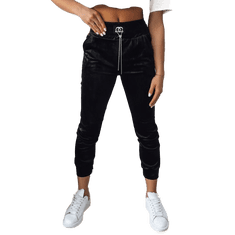 Dstreet Ženske hlače AVENUE črne uy1761 XL-XXL