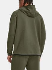 Under Armour Pulover UA Unstoppable Flc Hoodie-GRN S