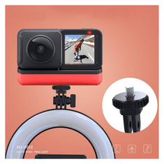 XO Selfie stick tripod z LED obročem BT SS12 črn 95 cm