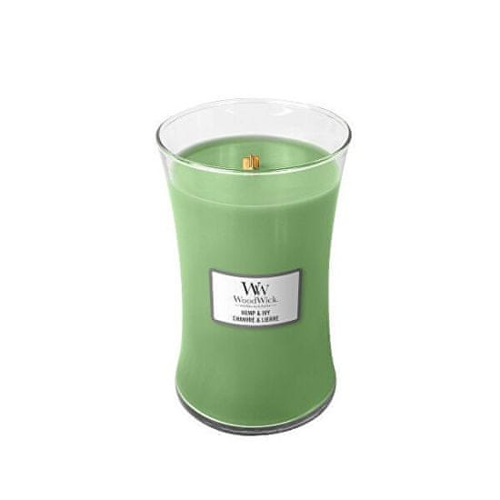 Woodwick Dišeča vaza za sveče Hemp & Ivy 609 g