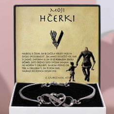 Lovilion Moji hčerki - Zapestnica "Vedno v tvojem srcu“ - QUINN_HEARTBRACELET