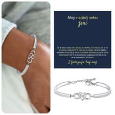 Lovilion Moji najbolj seksi ženi - Zapestnica "Vedno v tvojem srcu“ - MORGAN_HEARTBRACELET