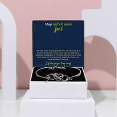 Lovilion Moji najbolj seksi ženi - Zapestnica "Vedno v tvojem srcu“ - MORGAN_HEARTBRACELET