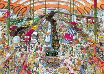 Heye Puzzle Železniška postaja 2000 kosov