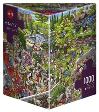 Heye Sestavljanka mačja zabava 1000 kosov