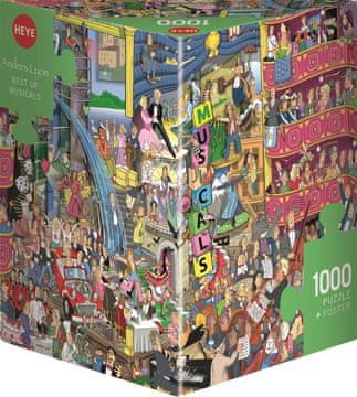 Heye Puzzle Najboljši muzikali 1000 kosov