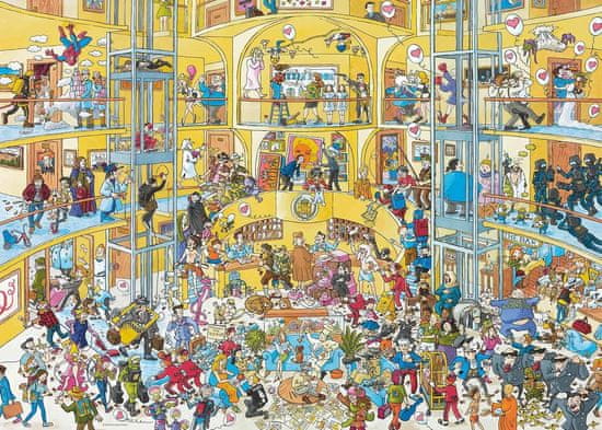 Heye Puzzle Življenje v hotelu 1000 kosov